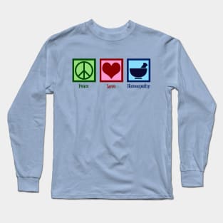 Peace Love Homeopathy Long Sleeve T-Shirt